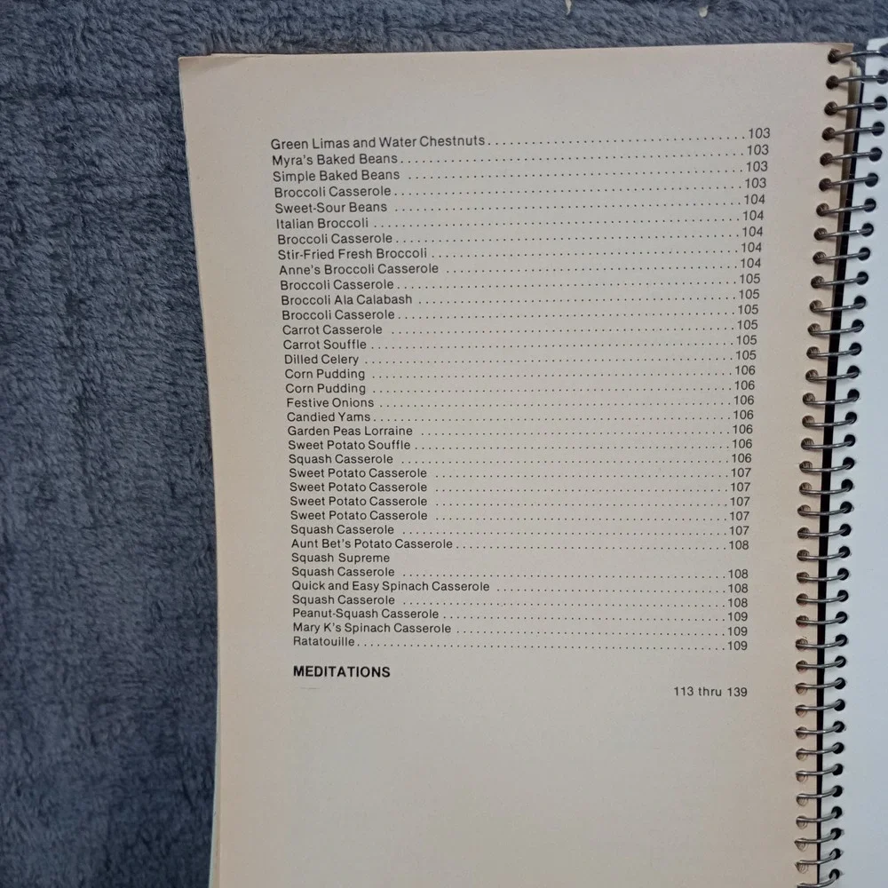 Jamestown Presbyterian Church Cookbook‎ Jamestown, NC 1981 Spiral Recipe Book